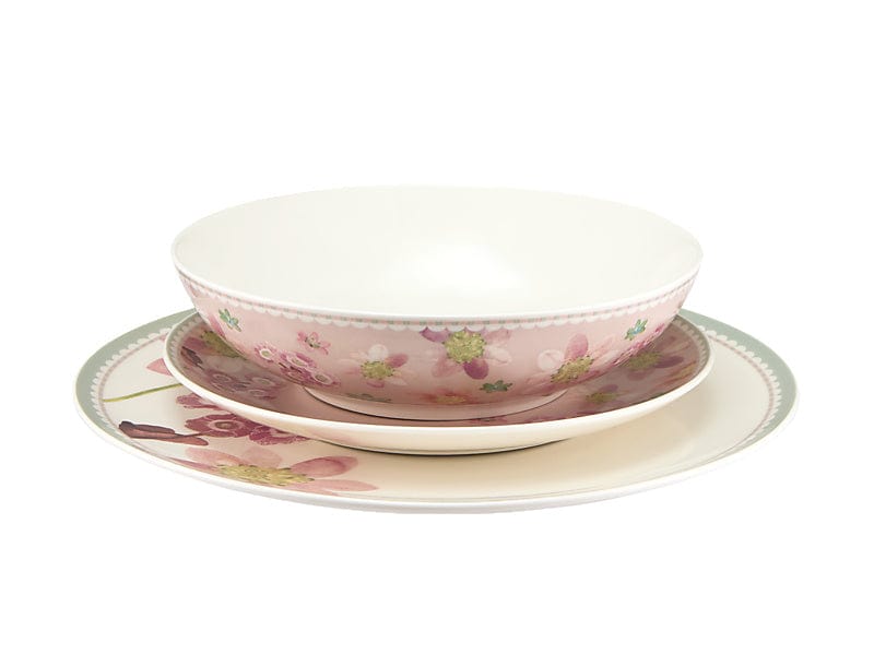 Maxwell & Williams Dinner Plate Maxwell & Williams Primula Coupe Dinner Set 12pc Pink AW0707 (7638521839705)