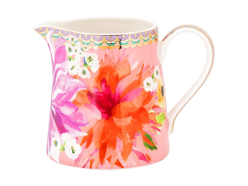 Maxwell & Williams Dinner Plate Teas & C's Dahlia Daze Creamer 230ML Pink Gift Boxed HV0367 (7274175266905)