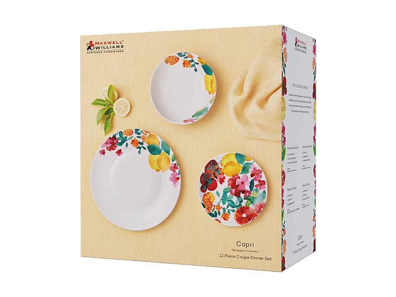 Maxwell & Williams Dinner Set Maxwell & Williams Capri Coupe Dinner Set 12 Piece YD0081 (7157925970009)