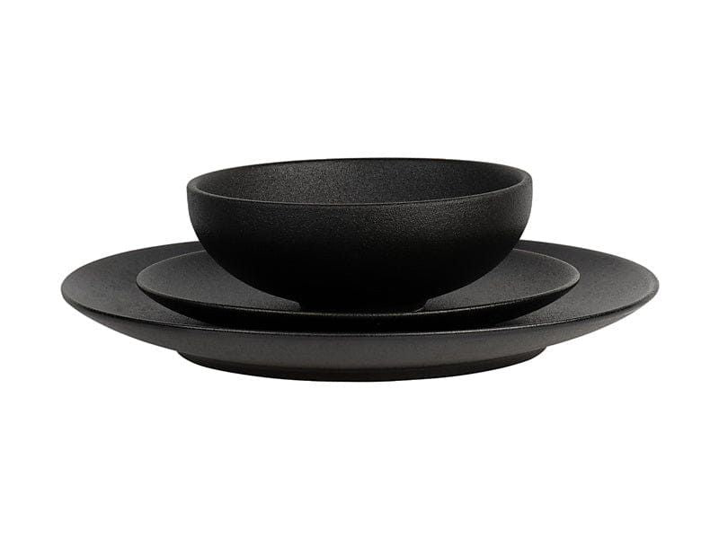 Maxwell & Williams Dinner Set Maxwell & Williams Caviar Black Dinner Set, 12-Piece AX0523