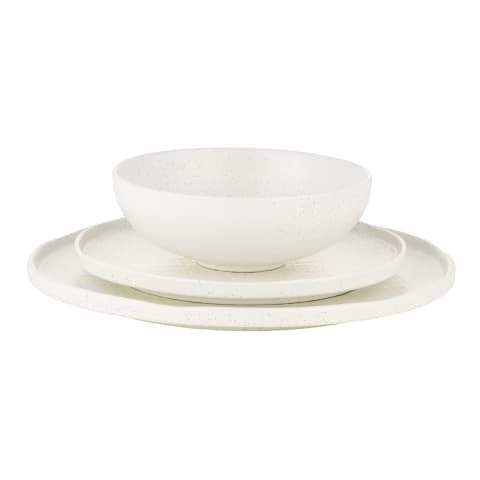 Maxwell & Williams Dinner Set Maxwell & Williams Onni High Rim Dinner Set 12 Piece Speckle AX0546