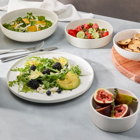 Maxwell & Williams Dinner Set Maxwell & Williams Onni High Rim Dinner Set 12 Piece Speckle AX0546 (7888679895129)