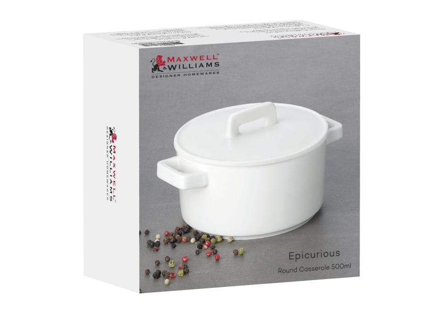 Maxwell & Williams DISH Maxwell & Williams Epicurious Round Casserole 500ml AW0261