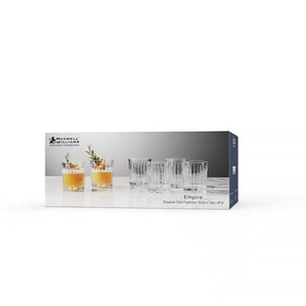 Maxwell & Williams Glasses Maxwell & Williams default Double Old Fashion Set of 6 320ml MQ0006 (7640501878873)