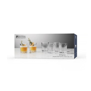 Maxwell & Williams Glasses Maxwell & Williams default Double Old Fashion Set of 6 320ml MQ0006