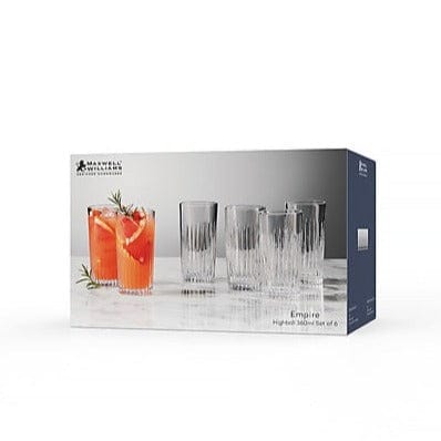 Maxwell & Williams Glasses Maxwell & Williams default Highball Set of 6 380ml MQ0007 (7640513642585)