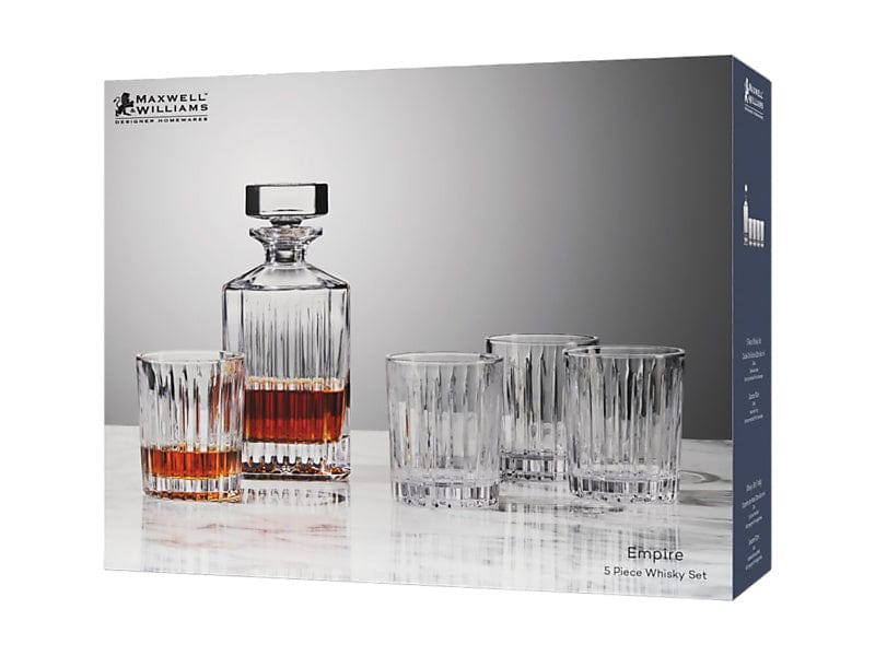 Maxwell & Williams Glasses Maxwell & Williams default Whisky Set 5pc MQ0008 (7640523079769)