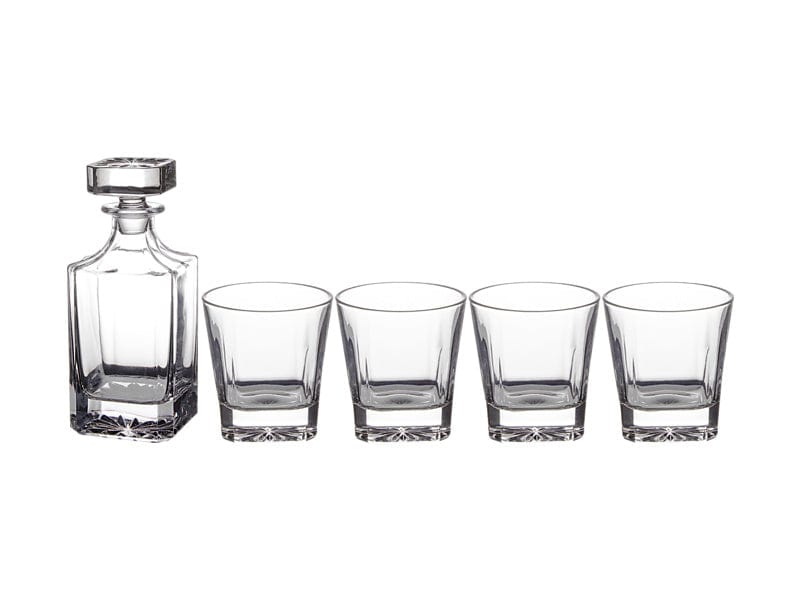 Maxwell & Williams Glasses Maxwell & Williams Diamante Whiskey Set 5pc MQ0005 (7640684920921)