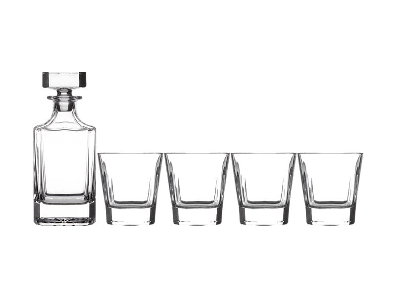 Maxwell & Williams Glasses Maxwell & Williams Diamante Whiskey Set 5pc MQ0005 (7640684920921)