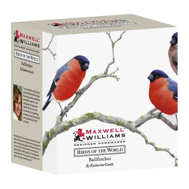 Maxwell & Williams MUG Maxwell & Williams Birds of the World Katherine Castle Mug 300ML Bullfinches