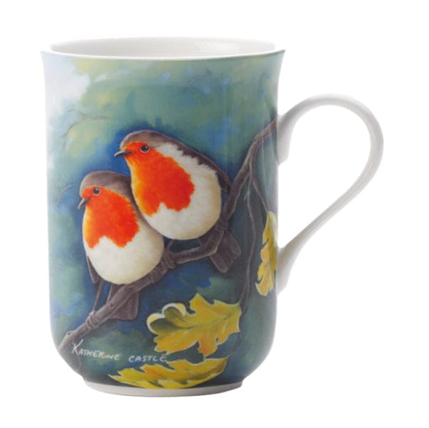 Maxwell & Williams MUG Maxwell & Williams Birds of the World Katherine Castle Mug 300ML Robins