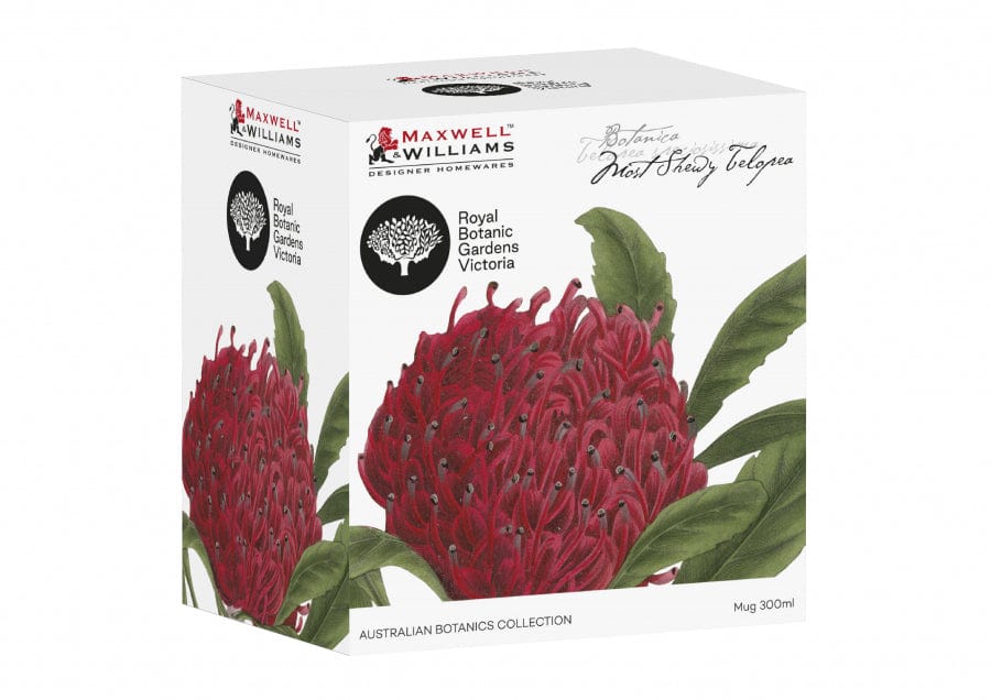 Maxwell & Williams MUG Maxwell & Williams Botanic Mug Telopea 300ML (6936787845209)