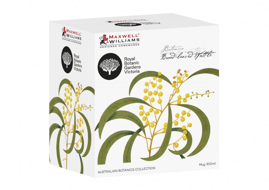 Maxwell & Williams MUG Maxwell & Williams Botanic Mug Wattle 300ML (6936789876825)