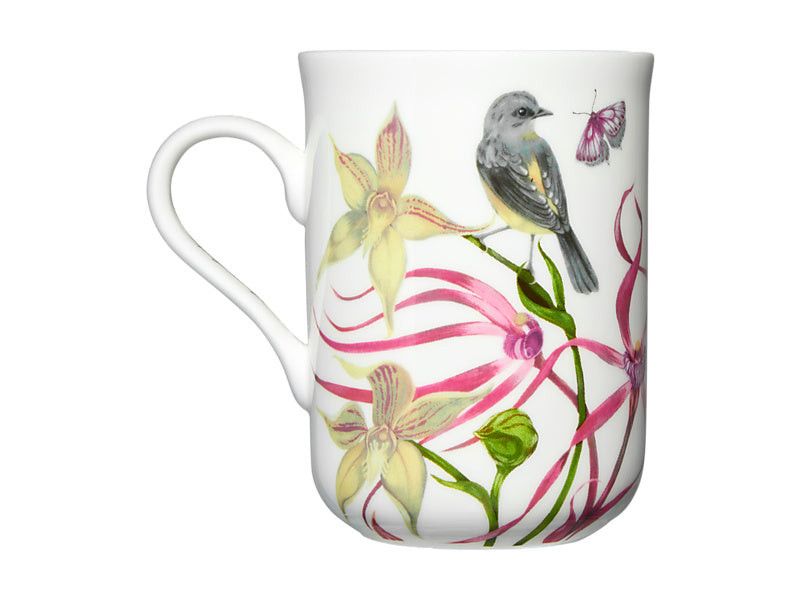 Maxwell & Williams MUG Maxwell & Williams Eloise Short Lyric Mug Yellow Robin 330ml YD0219