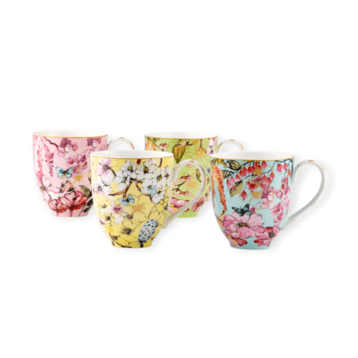 Maxwell & Williams MUG Maxwell & Williams Estelle Michaelides Enchantment Coupe Mug Set of 4 HV0509 (7764255211609)