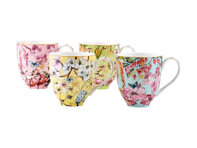 Maxwell & Williams MUG Maxwell & Williams Estelle Michaelides Enchantment Coupe Mug Set of 4 HV0509 (7764255211609)