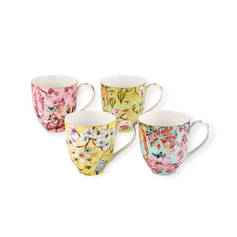 Maxwell & Williams MUG Maxwell & Williams Estelle Michaelides Enchantment Coupe Mug Set of 4 HV0509 (7764255211609)