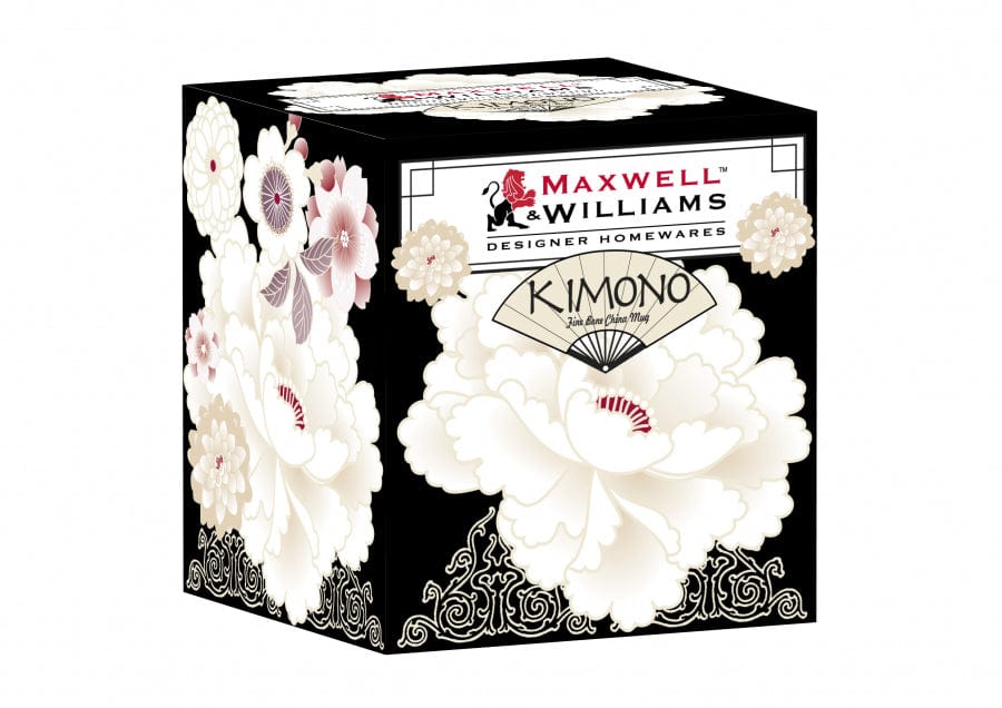 Maxwell & Williams MUG Maxwell & Williams Kimono Mug 400ML Black (6936725160025)