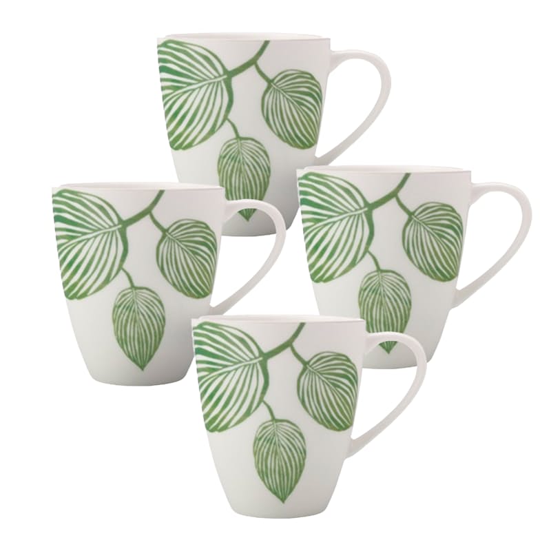 Maxwell & Williams MUG Maxwell Williams Panama Coupe Mug 350ml White Set of 4 (7810405924953)