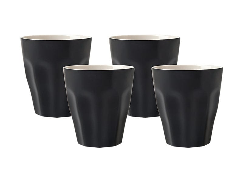 Maxwell & Williams MUG Maxwell & Williams Sala Latte Cup Set of 4 Black 265ml LM0039 (7504616685657)