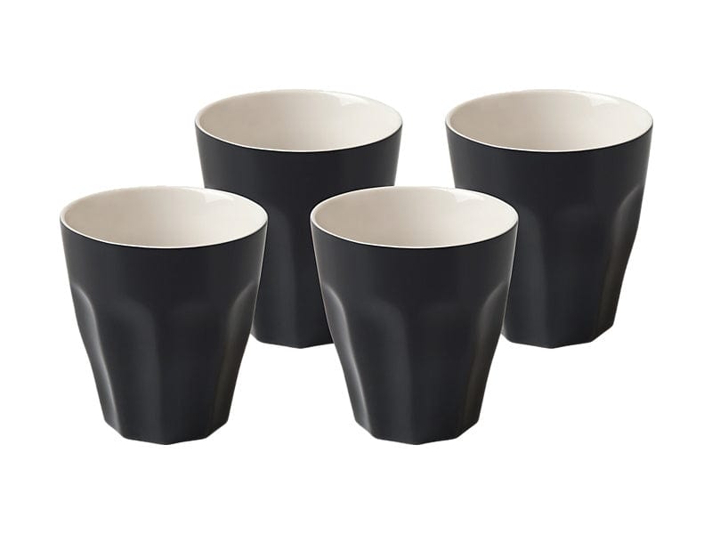 Maxwell & Williams MUG Maxwell & Williams Sala Latte Cup Set of 4 Black 265ml LM0039 (7504616685657)