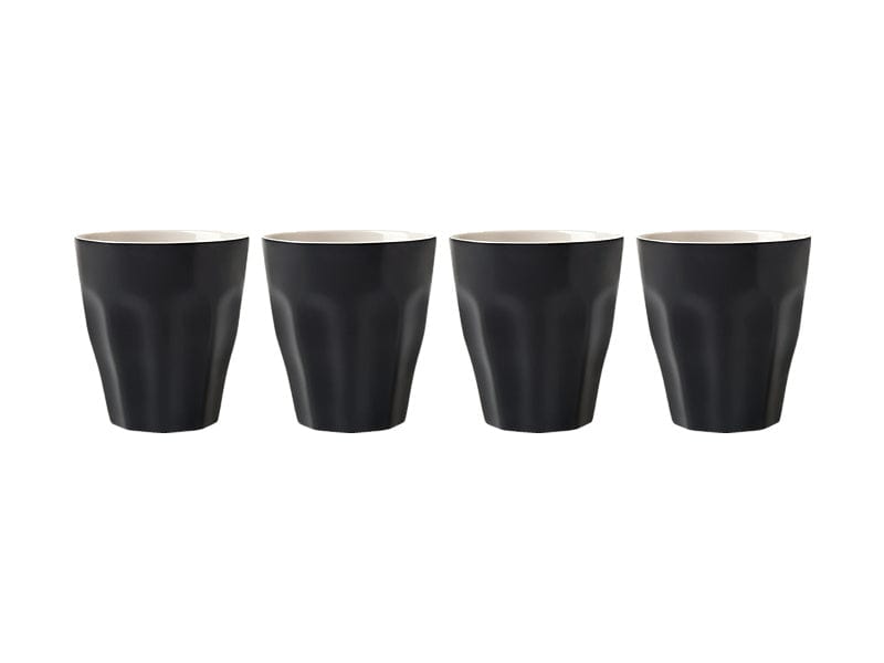 Maxwell & Williams MUG Maxwell & Williams Sala Latte Cup Set of 4 Black 265ml LM0039 (7504616685657)