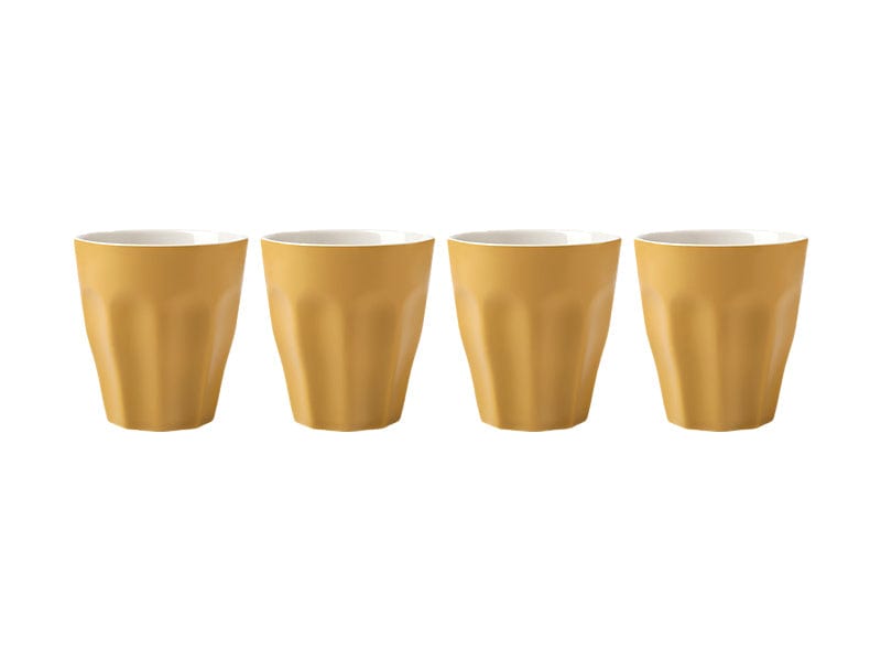 Maxwell & Williams MUG Maxwell & Williams Sala Latte Cup Set of 4 Mustard 265ml LM0037 (7504614162521)