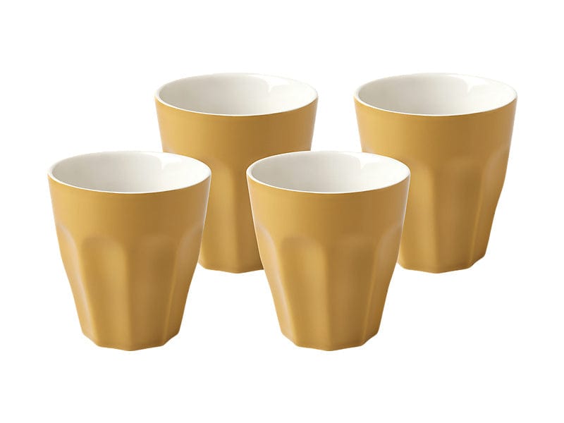 Maxwell & Williams MUG Maxwell & Williams Sala Latte Cup Set of 4 Mustard 265ml LM0037