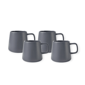 Maxwell & Williams MUG Maxwell & Williams Sala Mug Set of 4 Charcoal 375ml DI0422 (7504563961945)