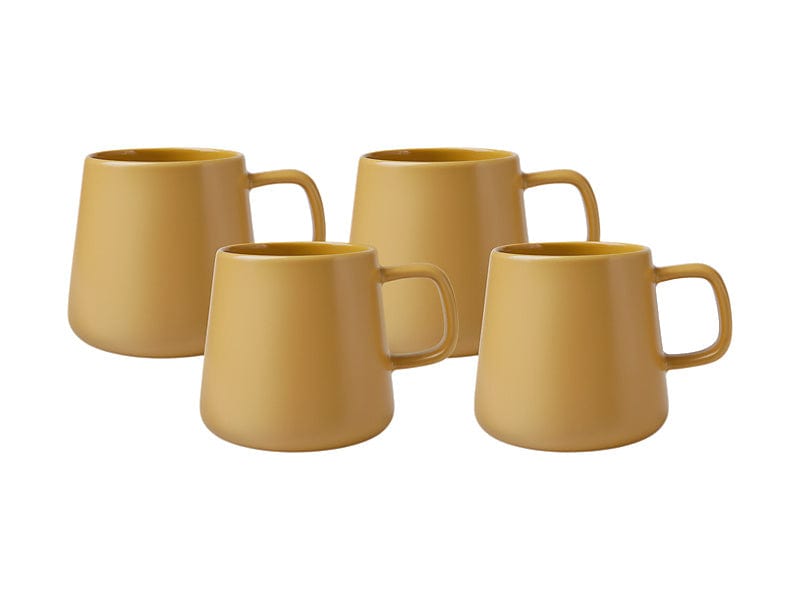 Maxwell & Williams MUG Maxwell & Williams Sala Mug Set of 4 Mustard 375ml DI0425 (7504577593433)