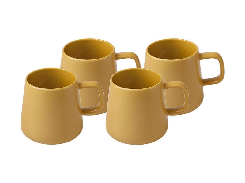 Maxwell & Williams MUG Maxwell & Williams Sala Mug Set of 4 Mustard 375ml DI0425 (7504577593433)