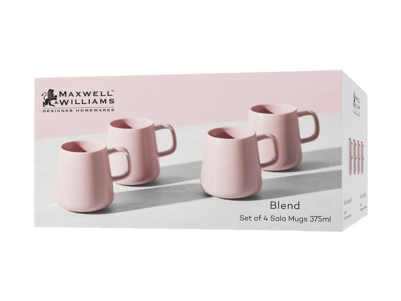 Maxwell & Williams MUG Maxwell & Williams Sala Mug Set of 4 Rose 375ml DI0423 (7504569532505)