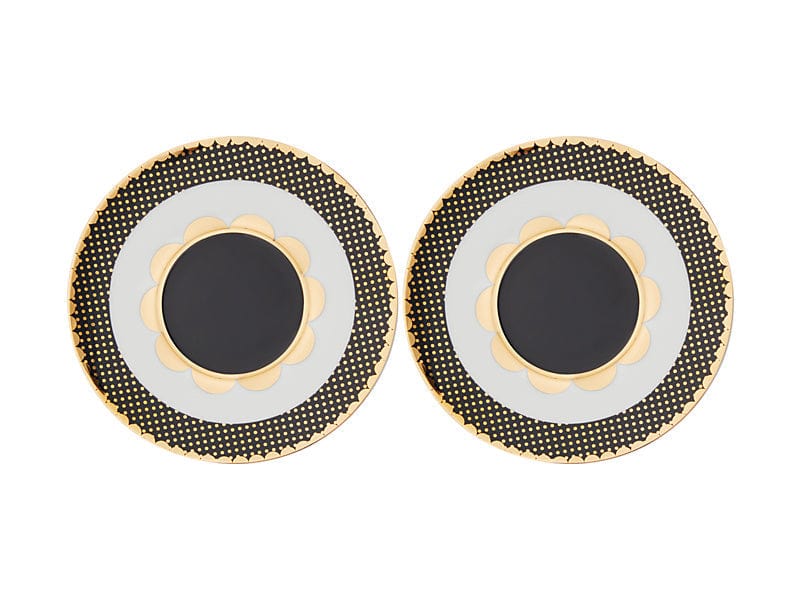 Maxwell & Williams MUG Maxwell & Williams Teas & C’s Regency Demi Cup & Saucer Set of 2 Black 100ml HV0486