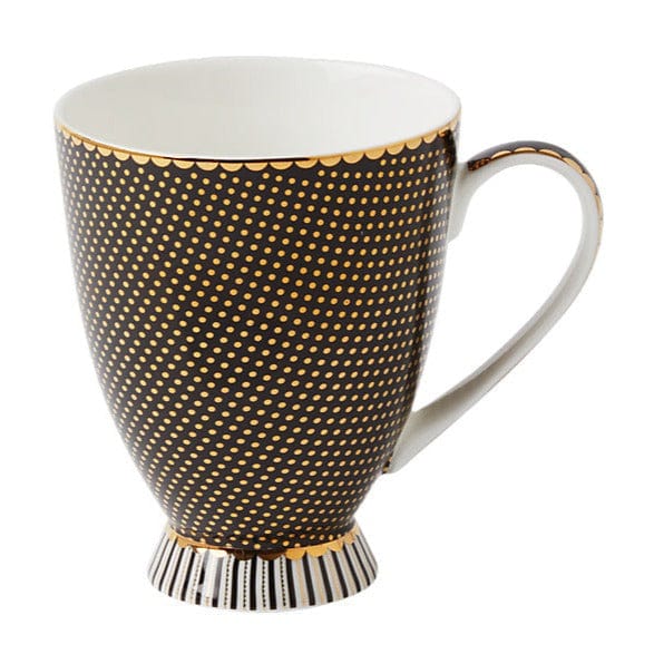 Maxwell & Williams MUG Maxwell & Williams Teas & C’s Regency Footed Mug Black 300ml HV0484