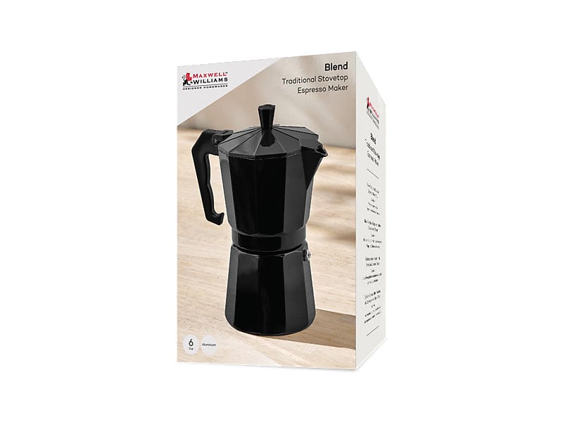 Maxwell & Williams MUGS Maxwell & Williams Blend Espresso Maker 6cup Black LQ0157