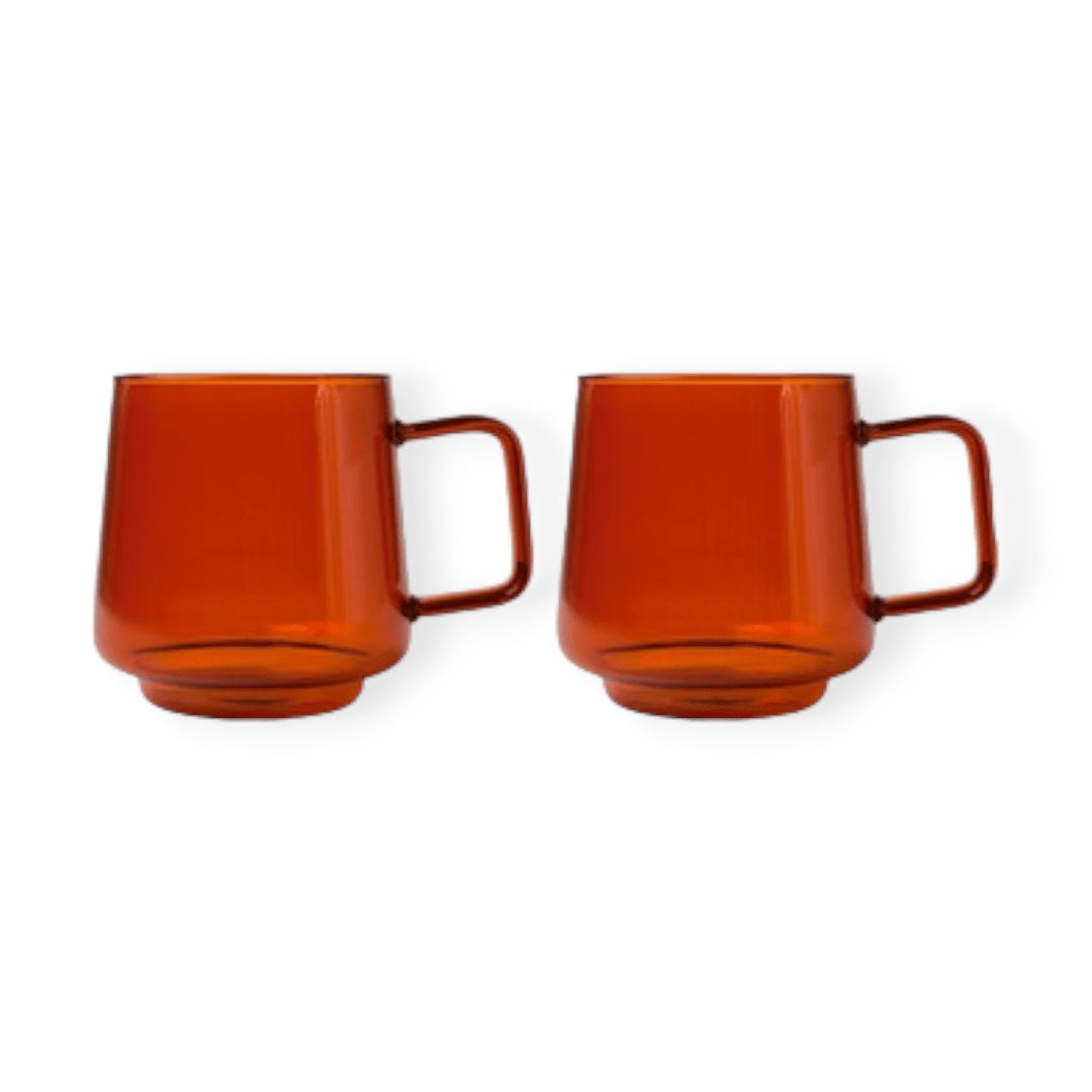 Maxwell & Williams MUGS Maxwell & Williams Blend Sala Glass Mug 400ML Set of 2 Gift Boxed LQ0074 (7315176095833)