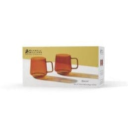 Maxwell & Williams MUGS Maxwell & Williams Blend Sala Glass Mug 400ML Set of 2 Gift Boxed LQ0074 (7315176095833)