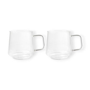 Maxwell & Williams MUGS Maxwell & Williams Blend Sala Glass Mug 400ML Set of 2 Gift Boxed LQ0076 (7315180814425)