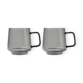 Maxwell & Williams MUGS Maxwell & Williams Blend Sala Glass Mug 400ML Set of 2 Gift Boxed LQ0093 (7315182321753)