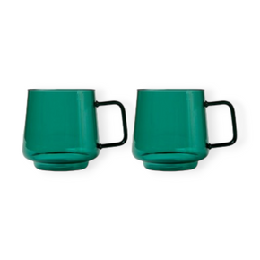 Maxwell & Williams MUGS Maxwell & Williams Blend Sala Glass Mug 400ML Set of 2 Gift Boxed LQ0094 (7315182616665)