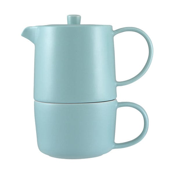 Maxwell & Williams MUGS Maxwell & Williams Cafe Life Tea for One With Infuser 450ML Cloud DI0541