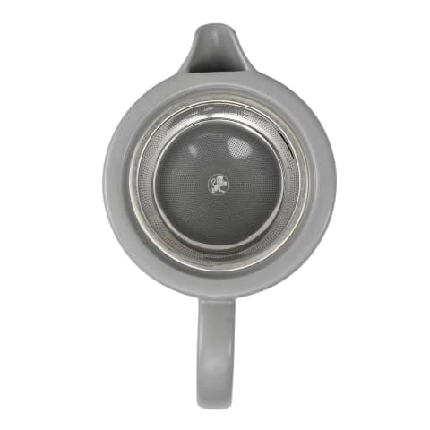 Maxwell & Williams MUGS Maxwell & Williams Cafe Life Tea for One With Infuser 450ML Grey DI0567