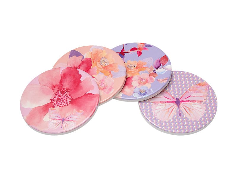 Maxwell & Williams MUGS Maxwell & Williams Camilla Ceramic Coaster Set of 4 DU0473 (7638596976729)