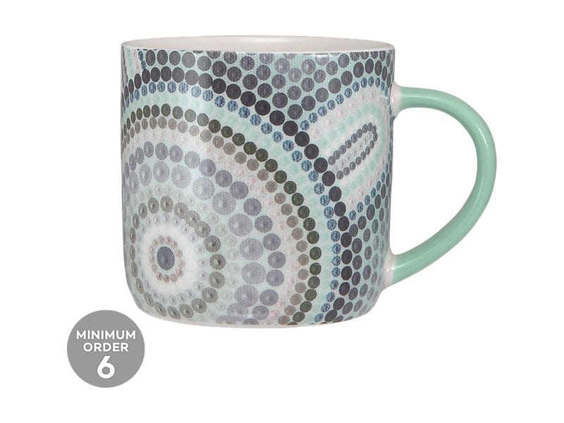 Maxwell & Williams MUGS Maxwell & Williams Lou Martin Uplift Mug 480ML Blue DX1435