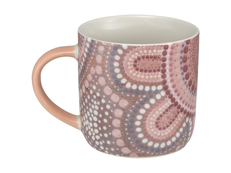Maxwell & Williams MUGS Maxwell & Williams Lou Martin Uplift Mug 480ML Coral DX1439