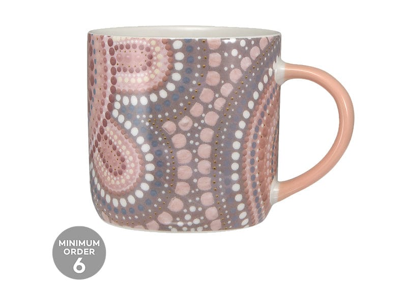 Maxwell & Williams MUGS Maxwell & Williams Lou Martin Uplift Mug 480ML Coral DX1439