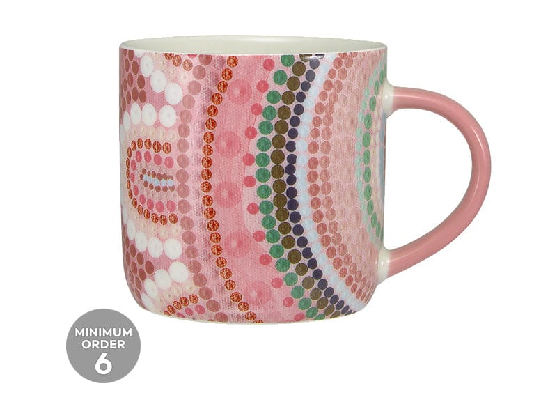Maxwell & Williams MUGS Maxwell & Williams Lou Martin Uplift Mug 480ML Pink DX1437
