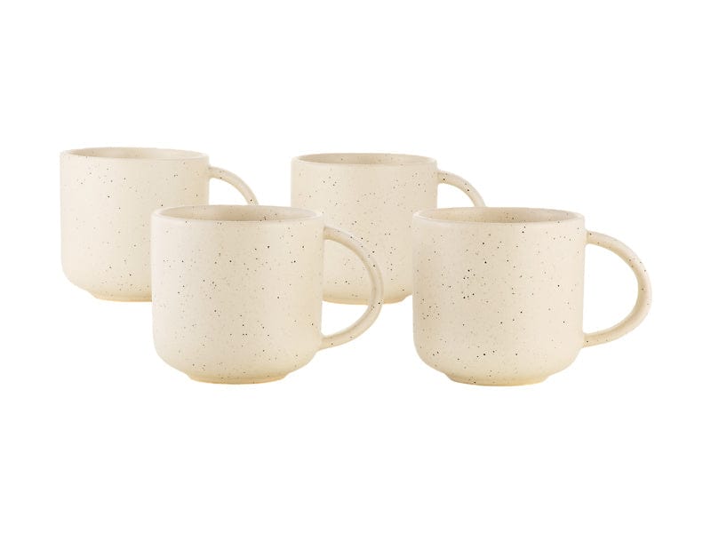 Maxwell & Williams MUGS Maxwell & Williams Palette Mug Set of 4 Cream Speckle 360ml MS0069 (7504651190361)