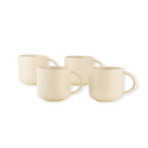 Maxwell & Williams MUGS Maxwell & Williams Palette Mug Set of 4 Cream Speckle 360ml MS0069 (7504651190361)