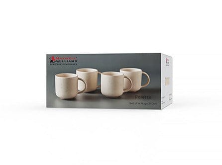 Maxwell & Williams MUGS Maxwell & Williams Palette Mug Set of 4 Cream Speckle 360ml MS0069 (7504651190361)